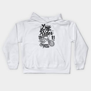 Low Rider Bicycle Kids Hoodie